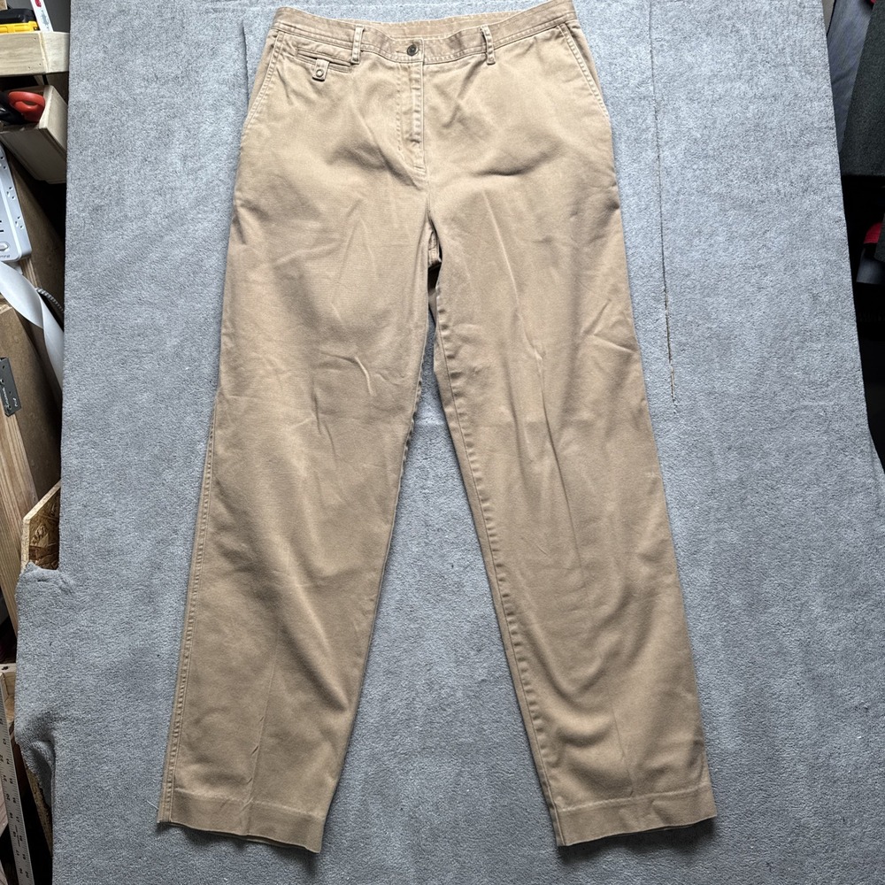 Ralph Lauren LRL Pants Womens 10 Tan Sand 30x30 Khaki Chino Casual Office Career